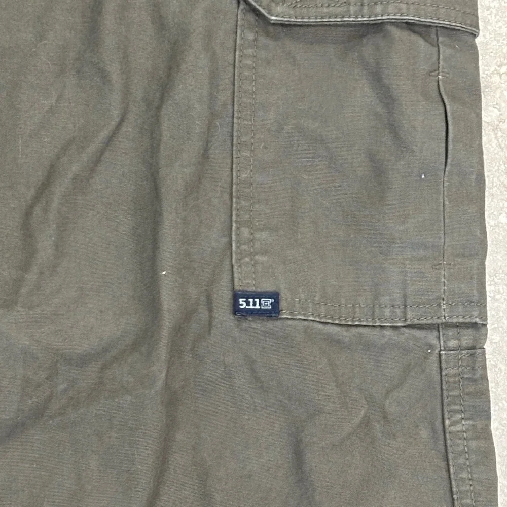 5.11 Tactical Series Mens 40x36 Cotton Canvas Cargo Pants Tundra Green 74251